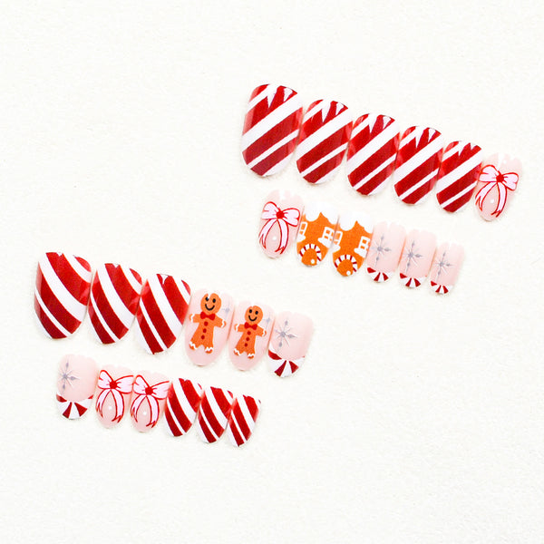 24pcs-set-press-on-nails M31
