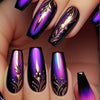 Gradient purple plating