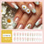 12 Sizes-24 Pcs Press On Nails CY1044-B7
