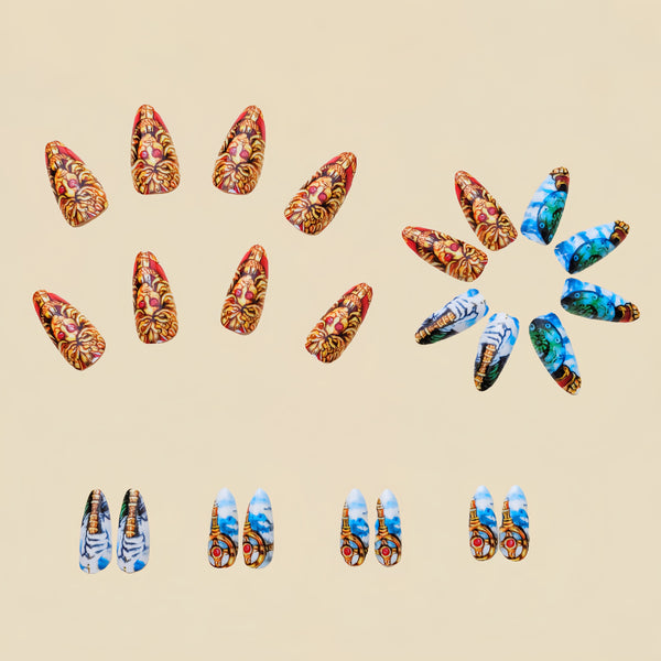 24pcs/Set Press On Nails