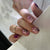 Purple flower ombre