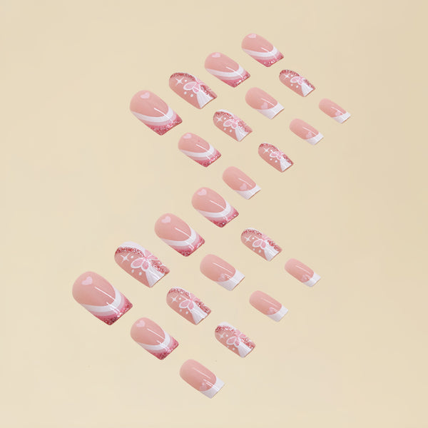 24pcs/Set Press On Nails