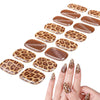 Semicured UV gel nail sticker