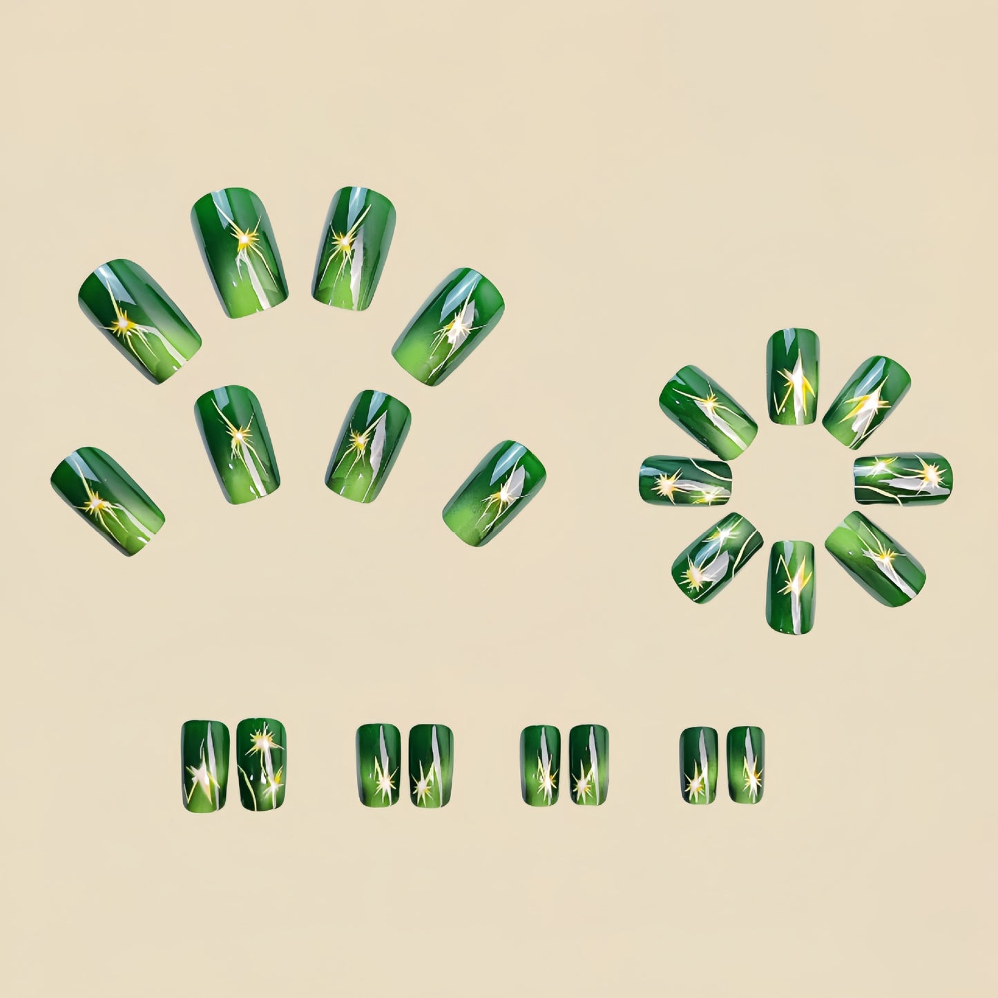 24pcs/Set Press On Nails