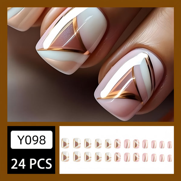 24pcs/Set Press On Nails