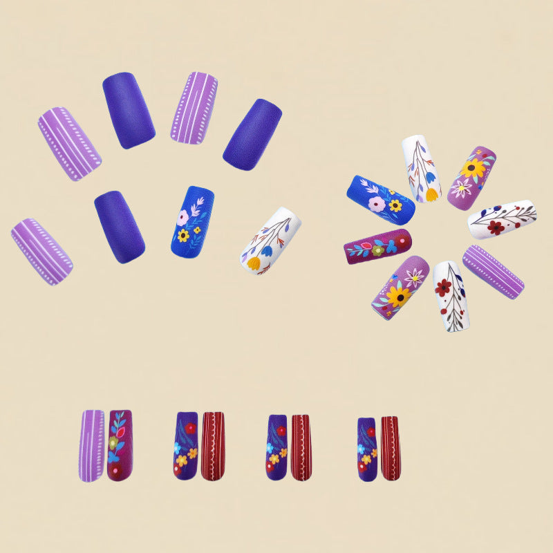 24pcs/Set Press On Nails