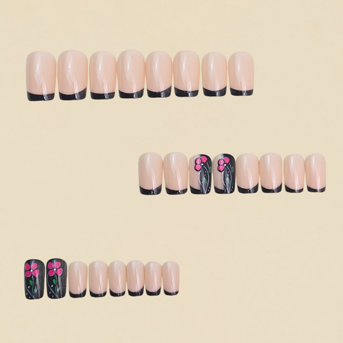 24pcs/Set Press On Nails