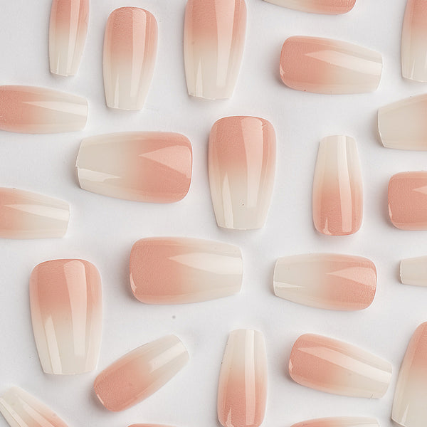 240 pieces of boxed ballet square fake nails