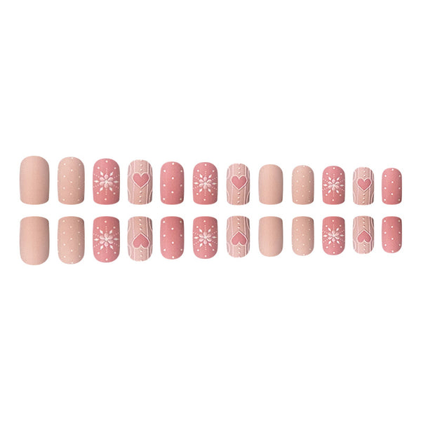 24pcs/Set Press On Nails