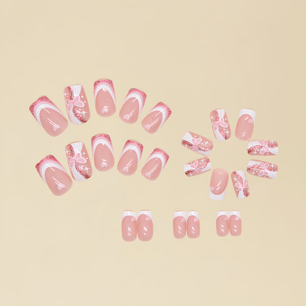 24pcs/Set Press On Nails