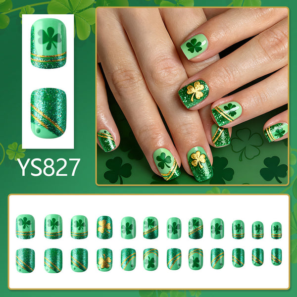 Two-color four-leaf clover