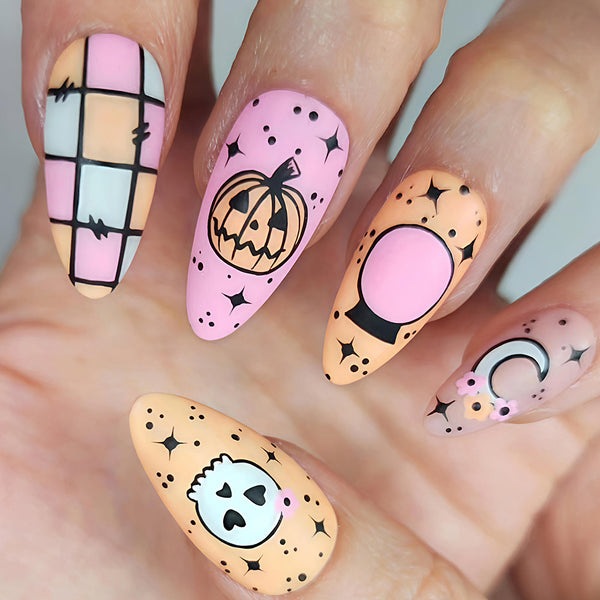 24pcs/Set Press On Nails