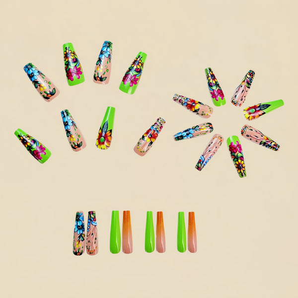 24pcs/Set Press On Nails