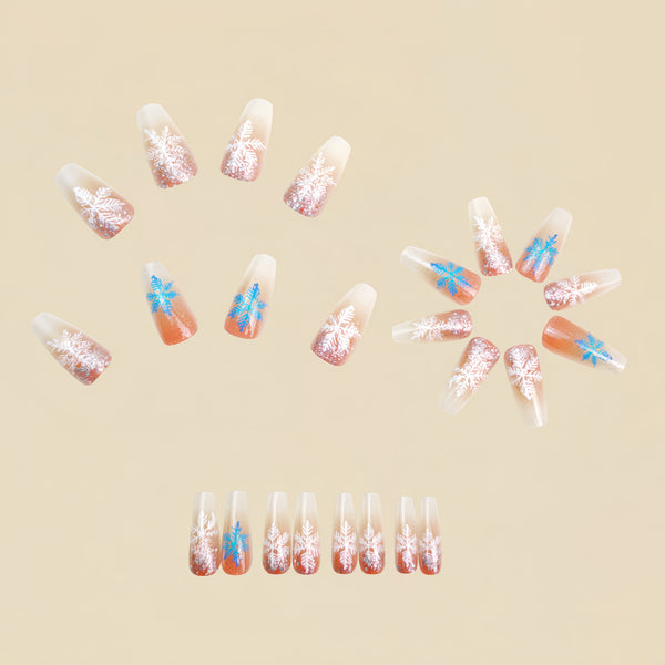 24pcs/Set Press On Nails Y1300