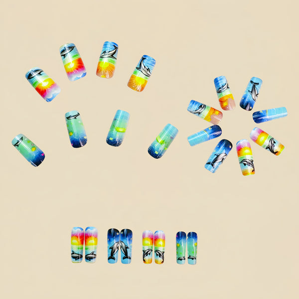 24pcs/Set Press On Nails