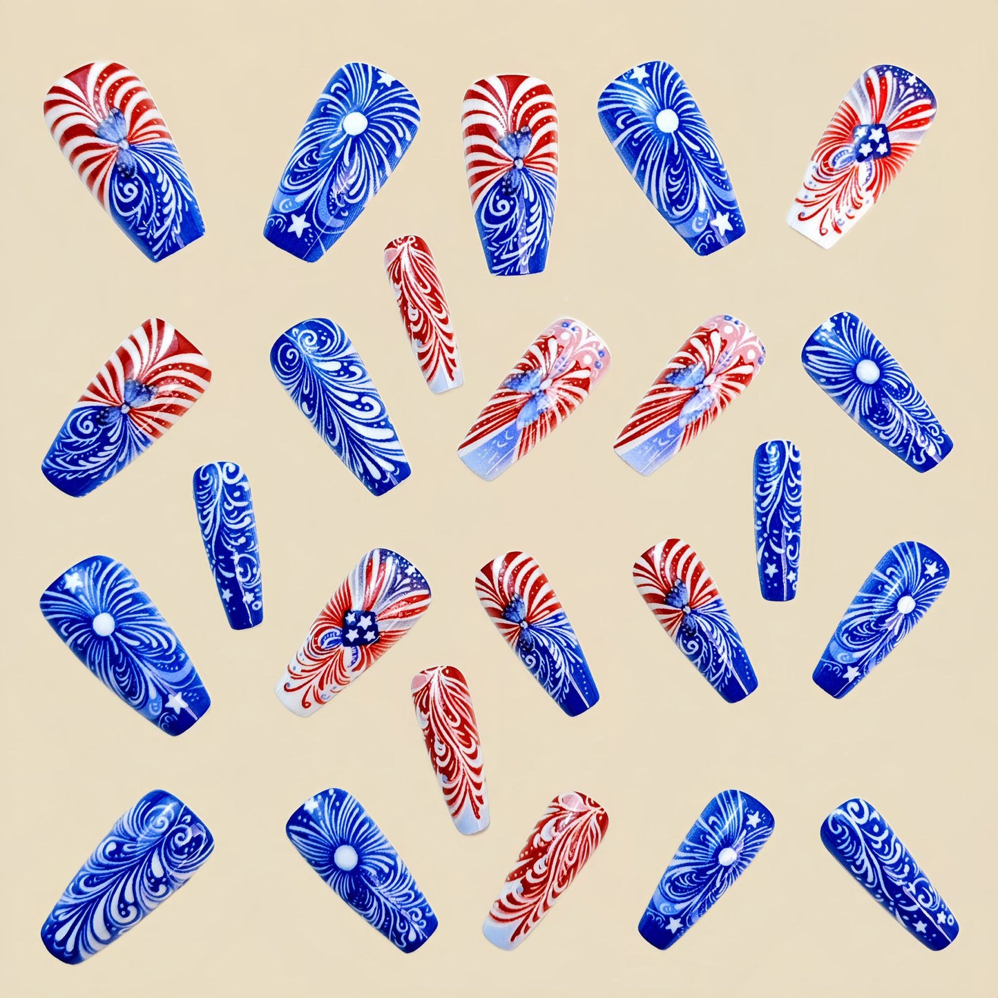 24pcs/Set Press On Nails
