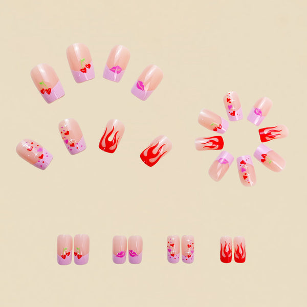 24pcs/Set Press On Nails