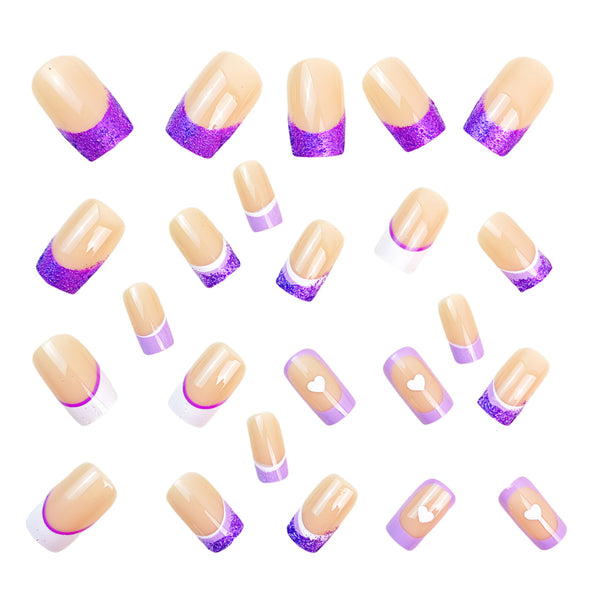 24pcs/Set Press On Nails