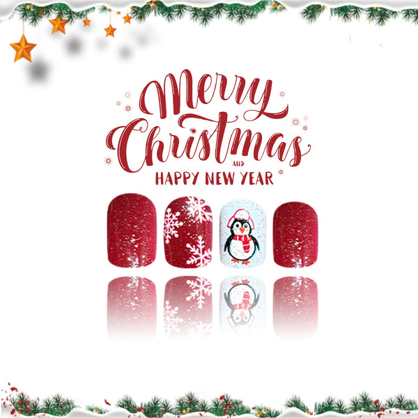 24pcs/Set Press On Nails JB914