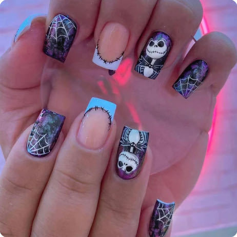 Halloween Press On Nail FT-027
