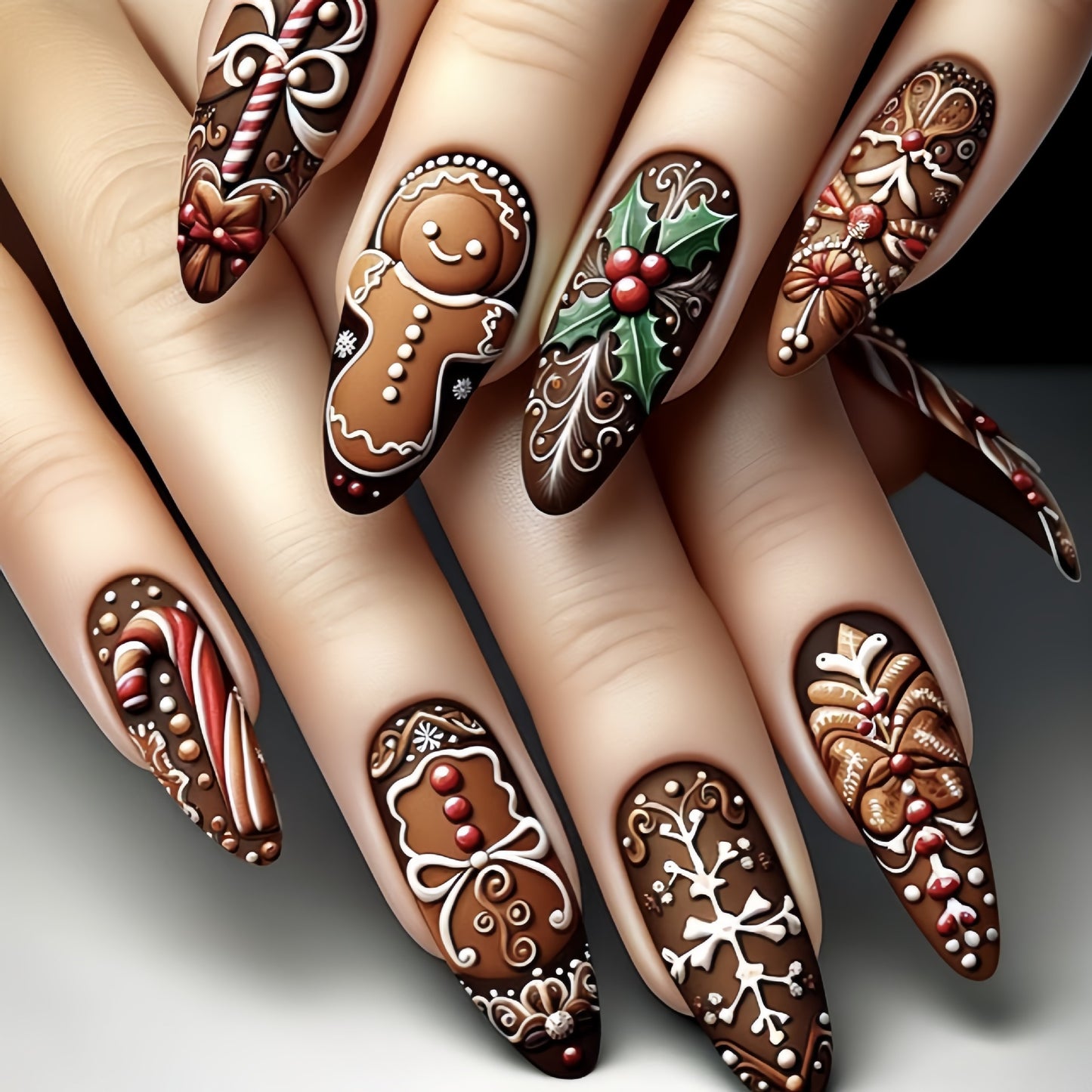24pcs/Set Press On Nails