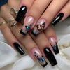 Black butterfly flower