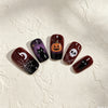 Dark Halloween Press on Nails