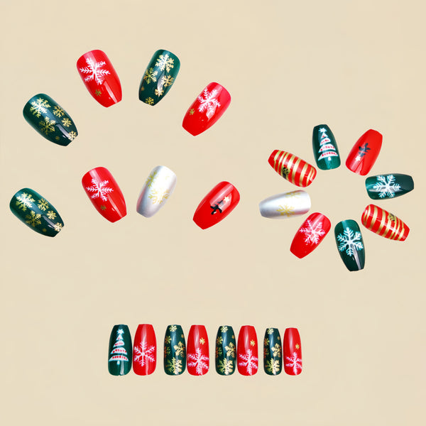 24pcs/Set Press On Nails Y1269