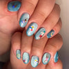 Light blue cat's eye