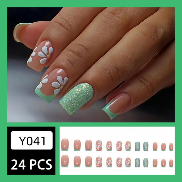 24pcs/Set Press On Nails