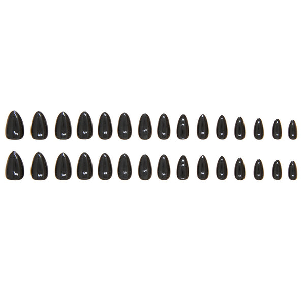 Solid color black 30 pieces