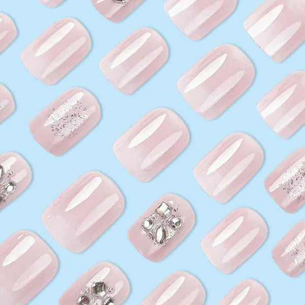 12 Sizes-24 Pcs Press On Nails DZ643-B7