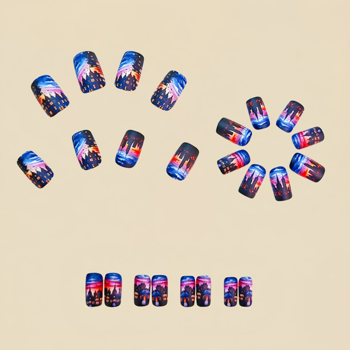 24pcs/Set Press On Nails