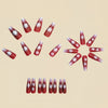 24pcs/Set Press On Nails Y1256