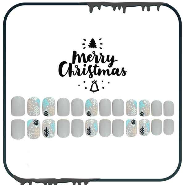 24pcs/Set Press On Nails JB917