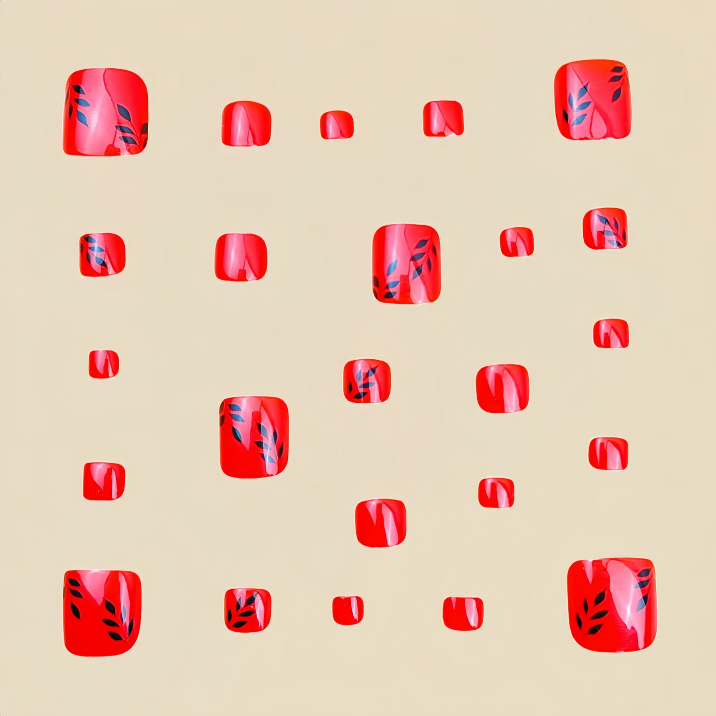 Pedicure fake nail Y879