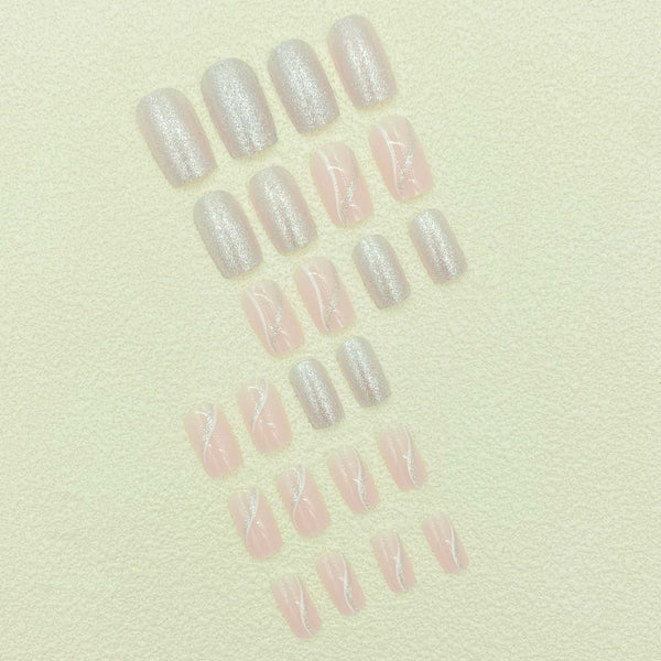 24pcs/Set Press On Nails CW48