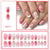 24pcs/Set Press On Nails JB975