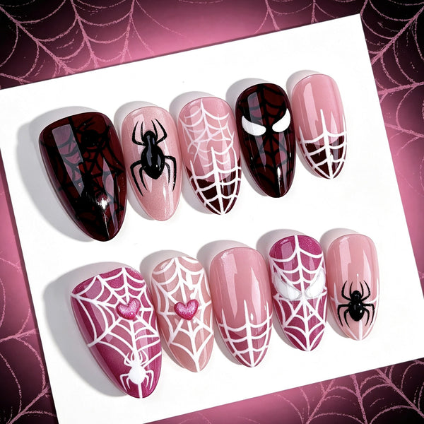30 pieces of Halloween AB 3D Cat's Eye Spider-Man