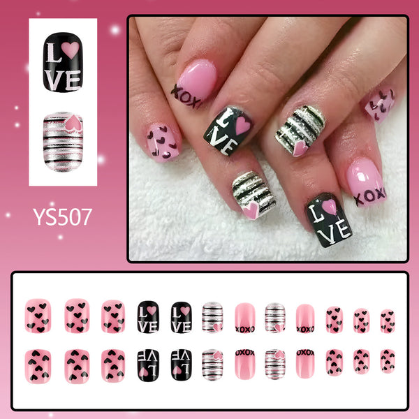 24pcs/Set Press On Nails