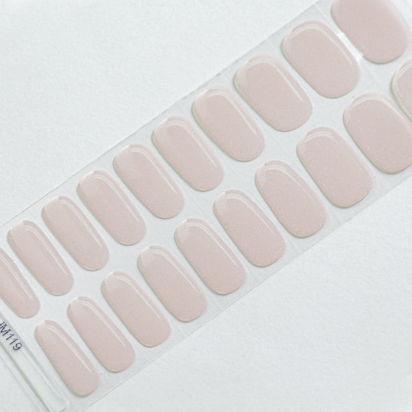 Semicured UV gel nail sticker kit