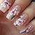 Naked pink peach blossom