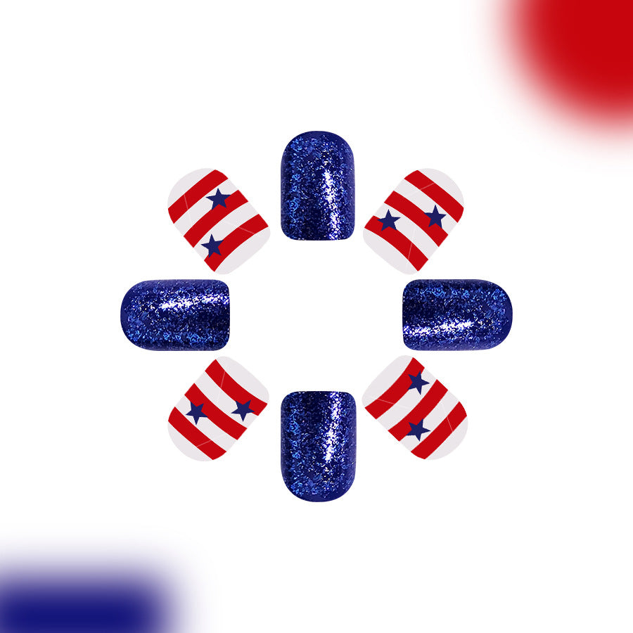 Manicure on Independence Day