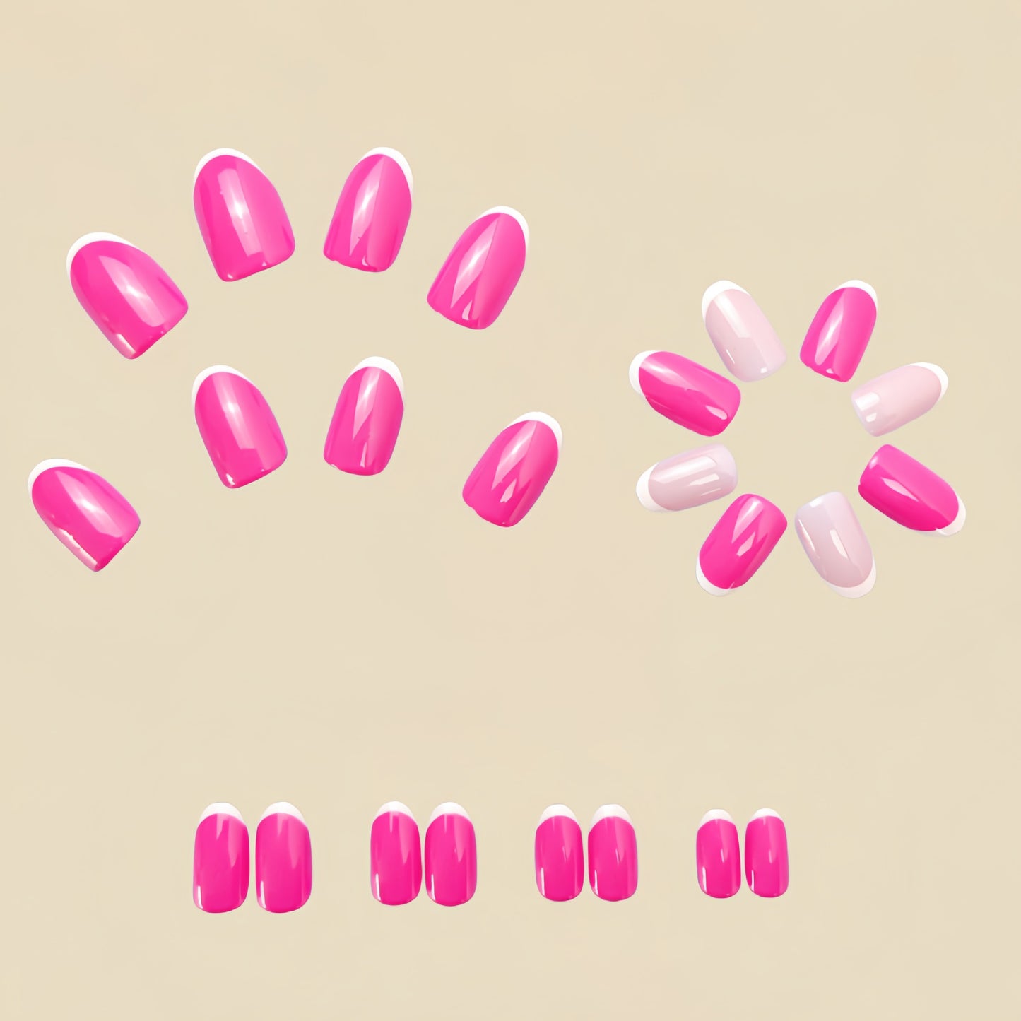 24pcs/Set Press On Nails