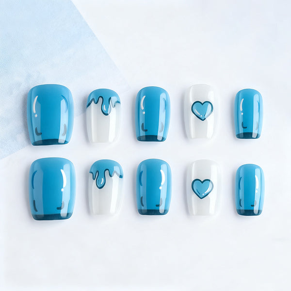 Cat's eye blue 30pcs