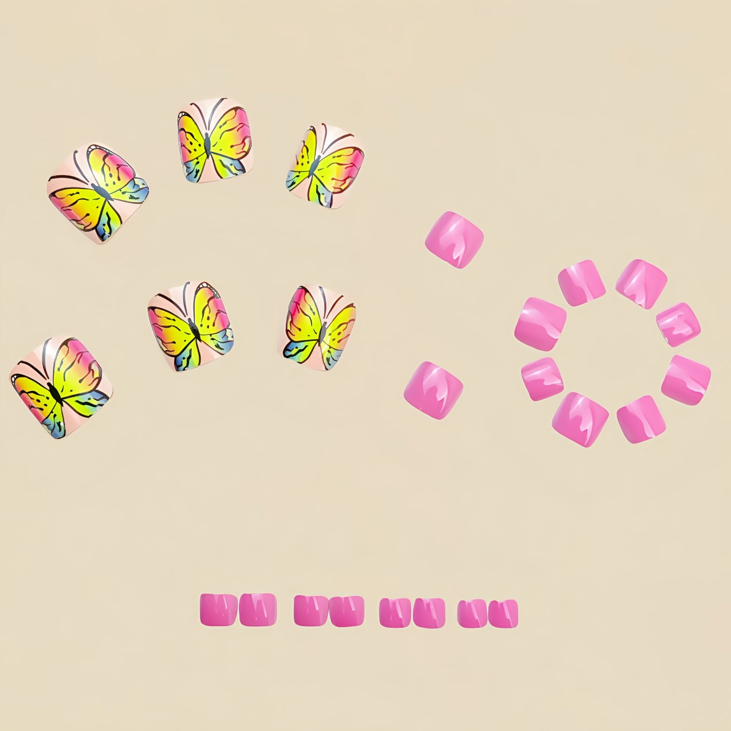 Pedicure fake nail Y960