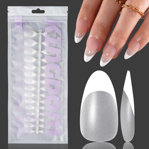 120 pcs French matte false nails