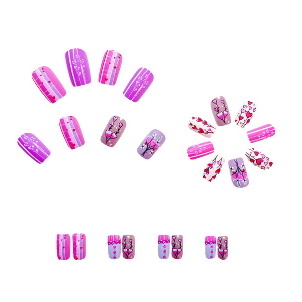 24pcs/Set Press On Nails