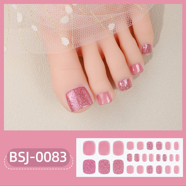 Bandes de vernis gel pour pédicure