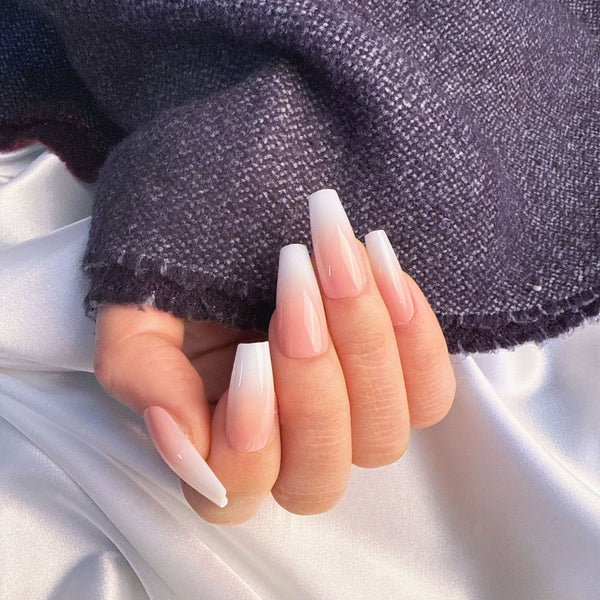 240 pieces of boxed ballet square fake nails